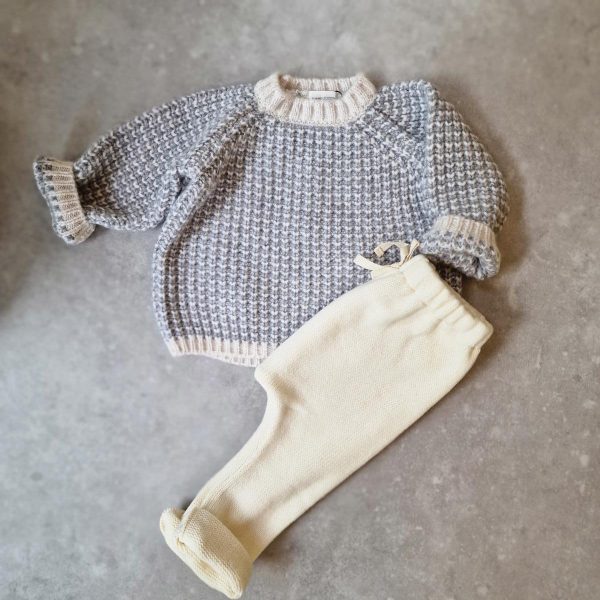 Cream Knit Pants - PTocon