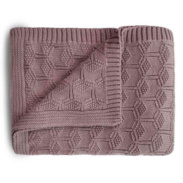 Knitted Blanket Desert Rose - Quax