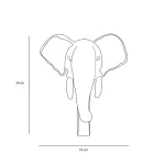 Coat Hanger Elephant - Wild&Soft