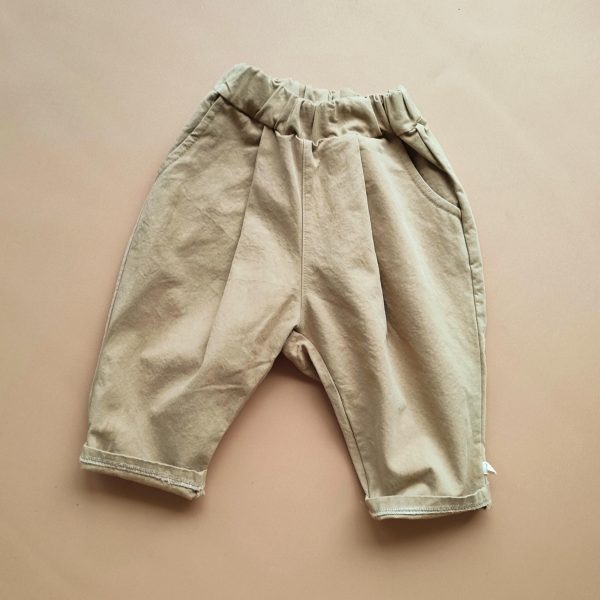 Cotton Pants Beige