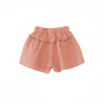 Linen Shorts Coral -Play Up