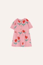 Tulips Allover Dress Pink - The Campamento