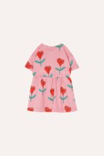 Tulips Allover Dress Pink - The Campamento