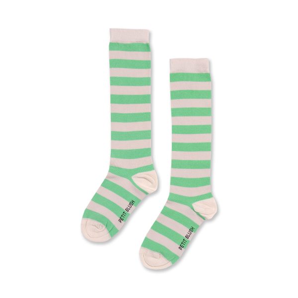 Knee Socks Stripes - Petit Blush