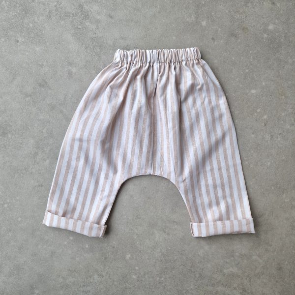 Beige Stripes Pants - Pequentocon
