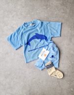 Terry Blue Dolphin Tee - We Are Kids
