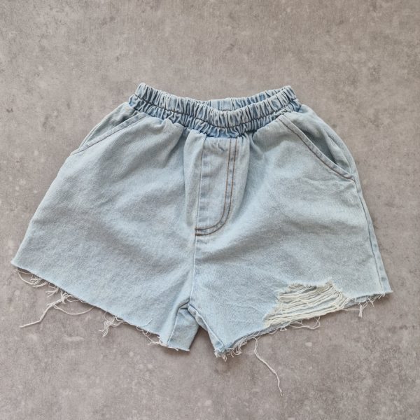 Vintage Light Denim Shorts