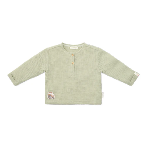 Muslin Shirt Green - Little Dutch