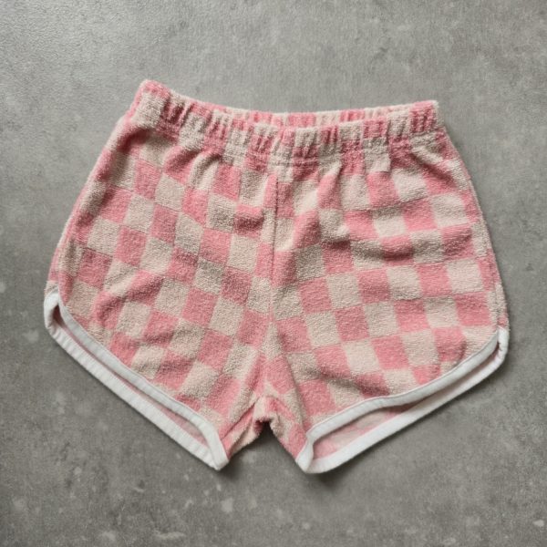 Pink Terry Check Short