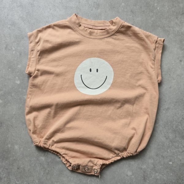 Smile Bodysuit Peach