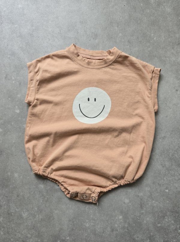 Smile Bodysuit Peach