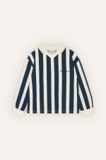 Blue Stripe Kids Polo Sweatshirt - The Campamento