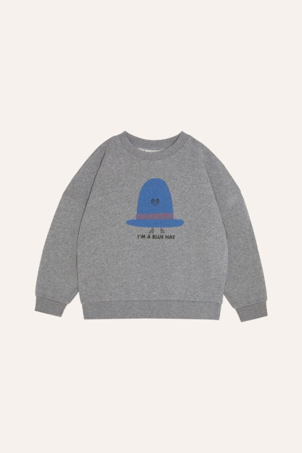 Blue Hat Oversized Sweatshirt - The Campamento