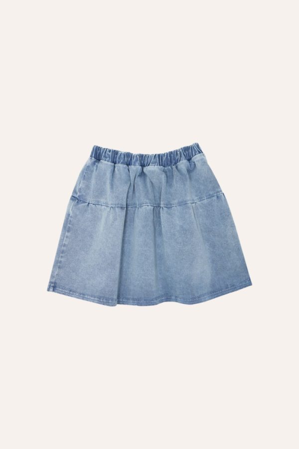 Blue Washed Skirt - The Campamento