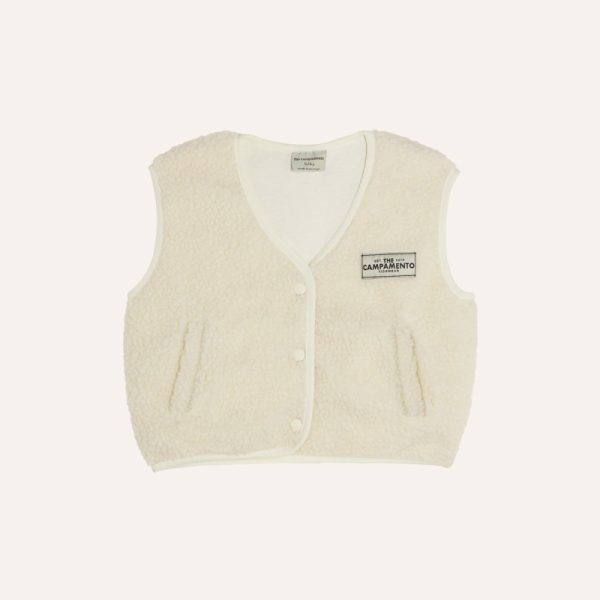 Ecru Pollar Fleece Vest - The Campamento