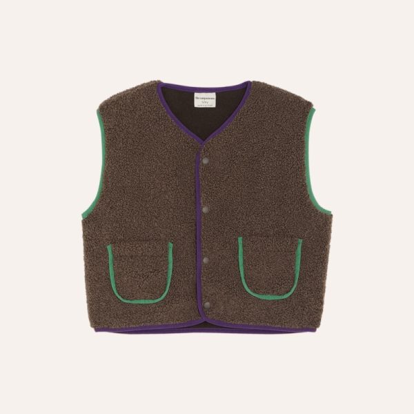 Brown Teddy Vest - The Campamento