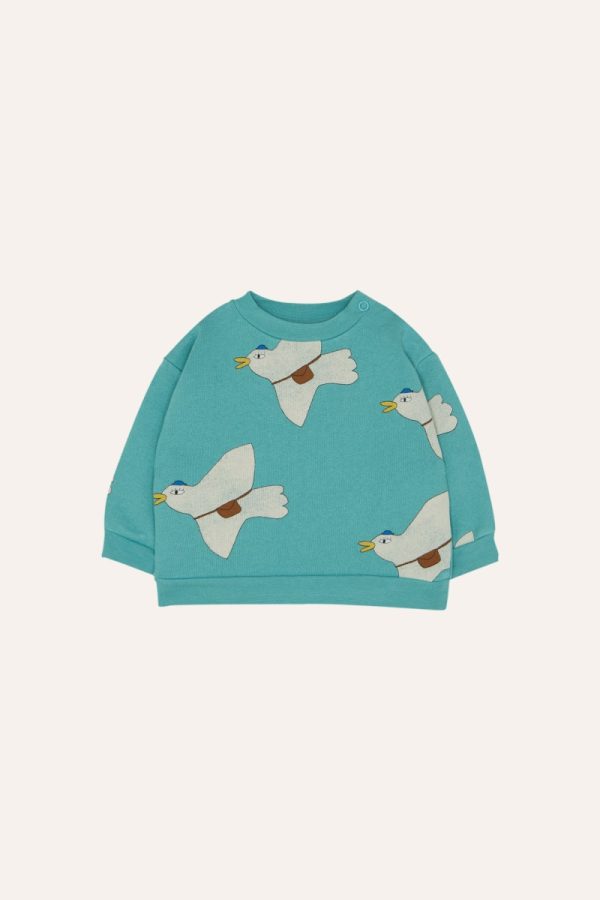 Pigeon Allover Baby Sweatshirt - The Campamento