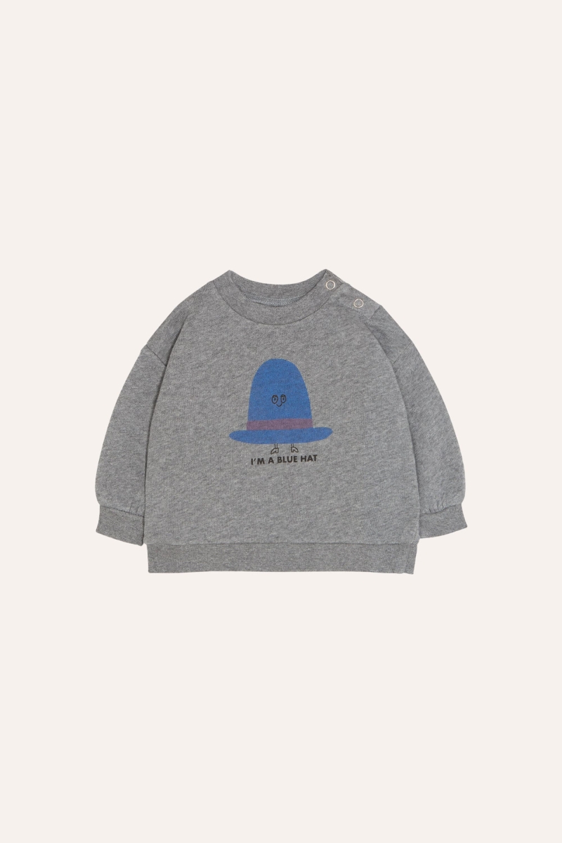 Blue Hat Baby Sweatshirt - The Campamento