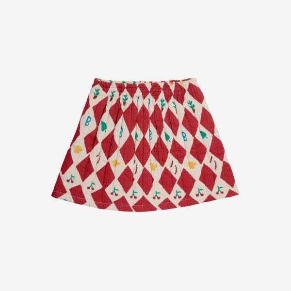 Harlequin Allover Quilted Skirt - Bobo Choses