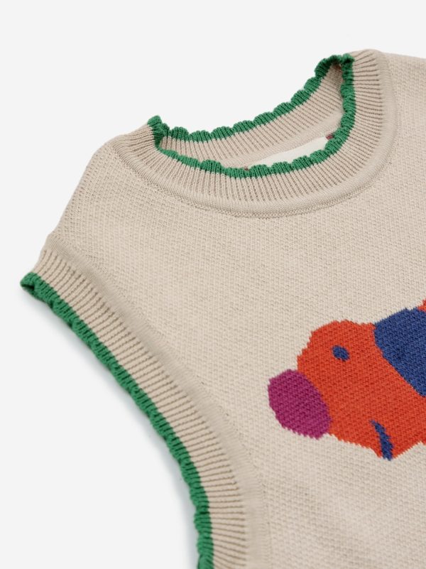 Fairy Dog Knitted Vest - Bobo Choses