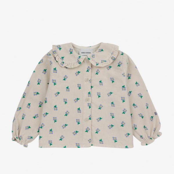 Pansy Flower Allover Blouse - Bobo Choses