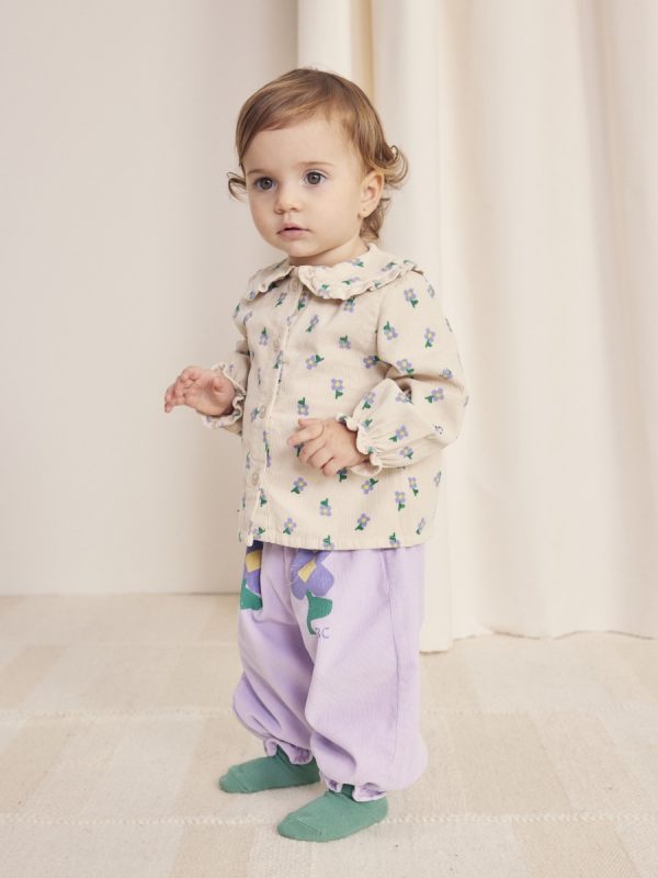 Pansy Flower Allover Blouse - Bobo Choses