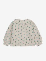 Pansy Flower Allover Blouse - Bobo Choses