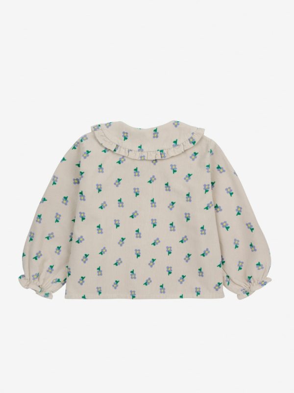 Pansy Flower Allover Blouse - Bobo Choses