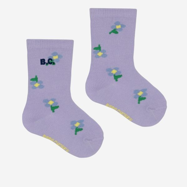 Pansy Flower Socks - Bobo Choses