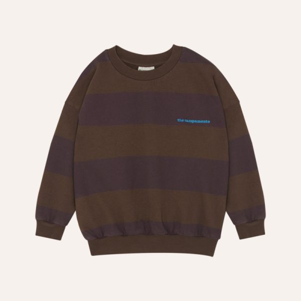 Brown Stripes Sweatshirt - The Campamento