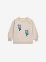 Pansy Flower Sweatshirt - Bobo Choses