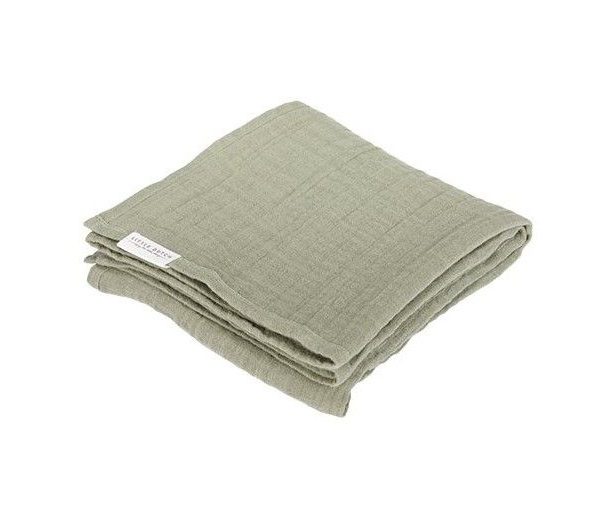 Swaddle Doek Olive 120X120 - Little Dutch